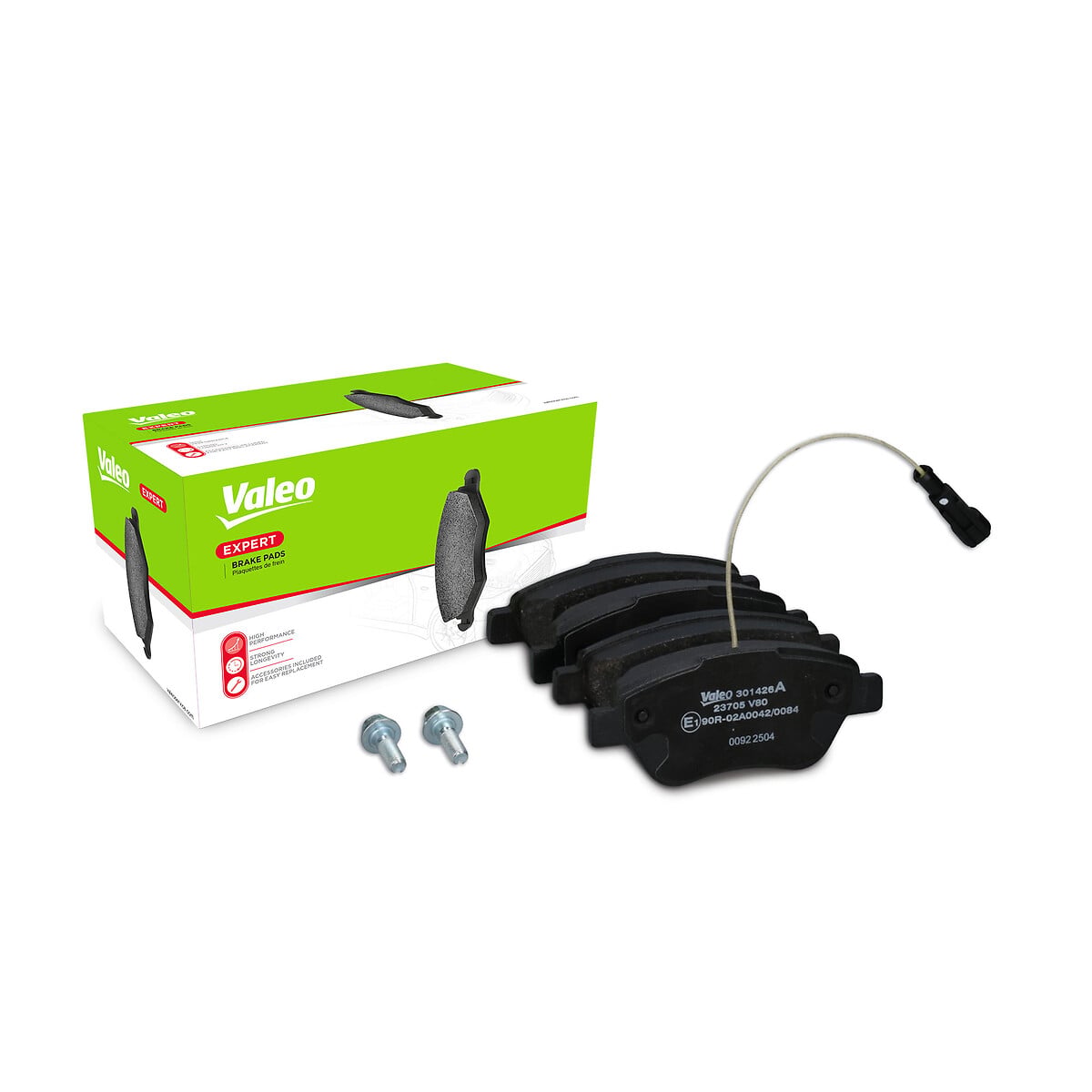 Jeu de 4 plaquettes de frein VALEO ref. 301426A